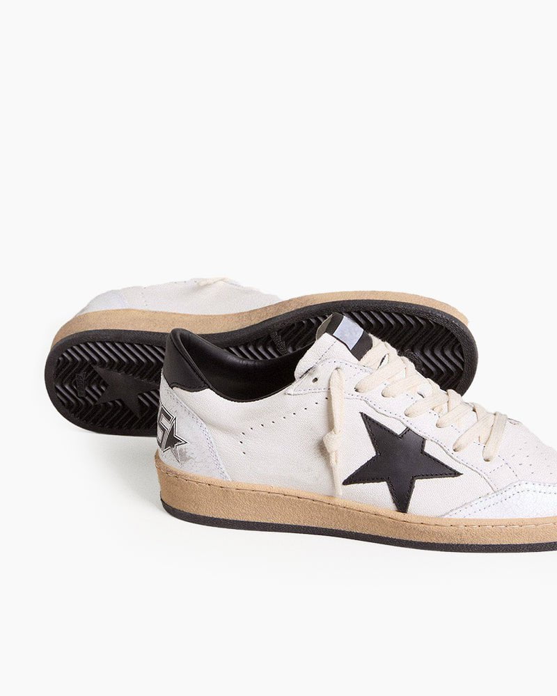 Classic Star White Leather Sneakers