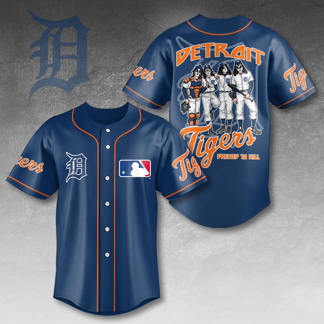 Detroit Tigers x KISS Baseball Jersey