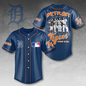 Detroit Tigers x KISS Baseball Jersey