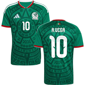 Men’s # 10 Alexis Vega Mexico 2026 World Cup Jersey