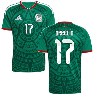 Men’s # 17 Orbelín Pineda Mexico 2026 World Cup Jersey