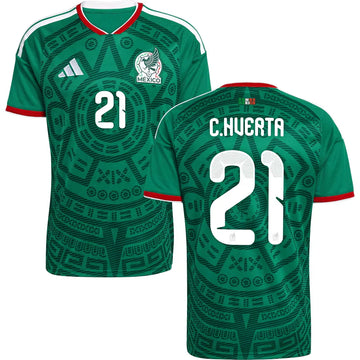 Men’s # 21 César Huerta Mexico 2026 World Cup Jersey