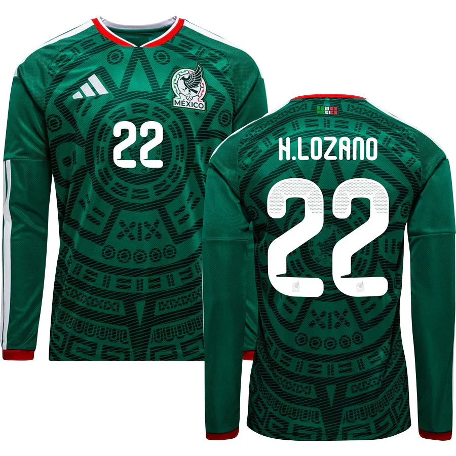 Men’s # 22 Hirving Lozano Mexico 2026 World Cup Jersey