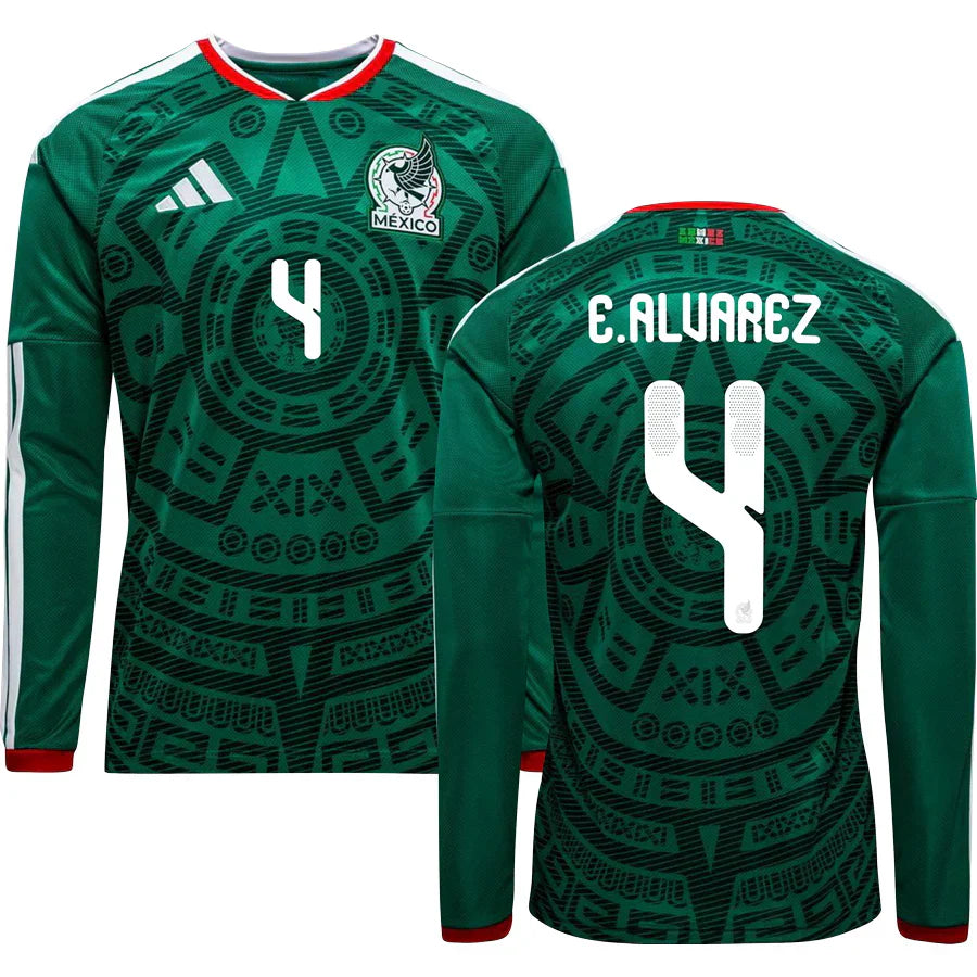 Men’s # 4 Edson Álvarez Mexico 2026 World Cup Jersey