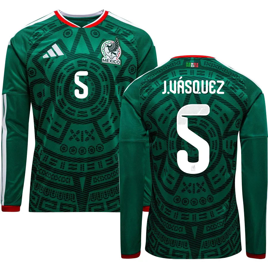 Men’s # 5 Johan Vásquez Mexico 2026 World Cup Jersey