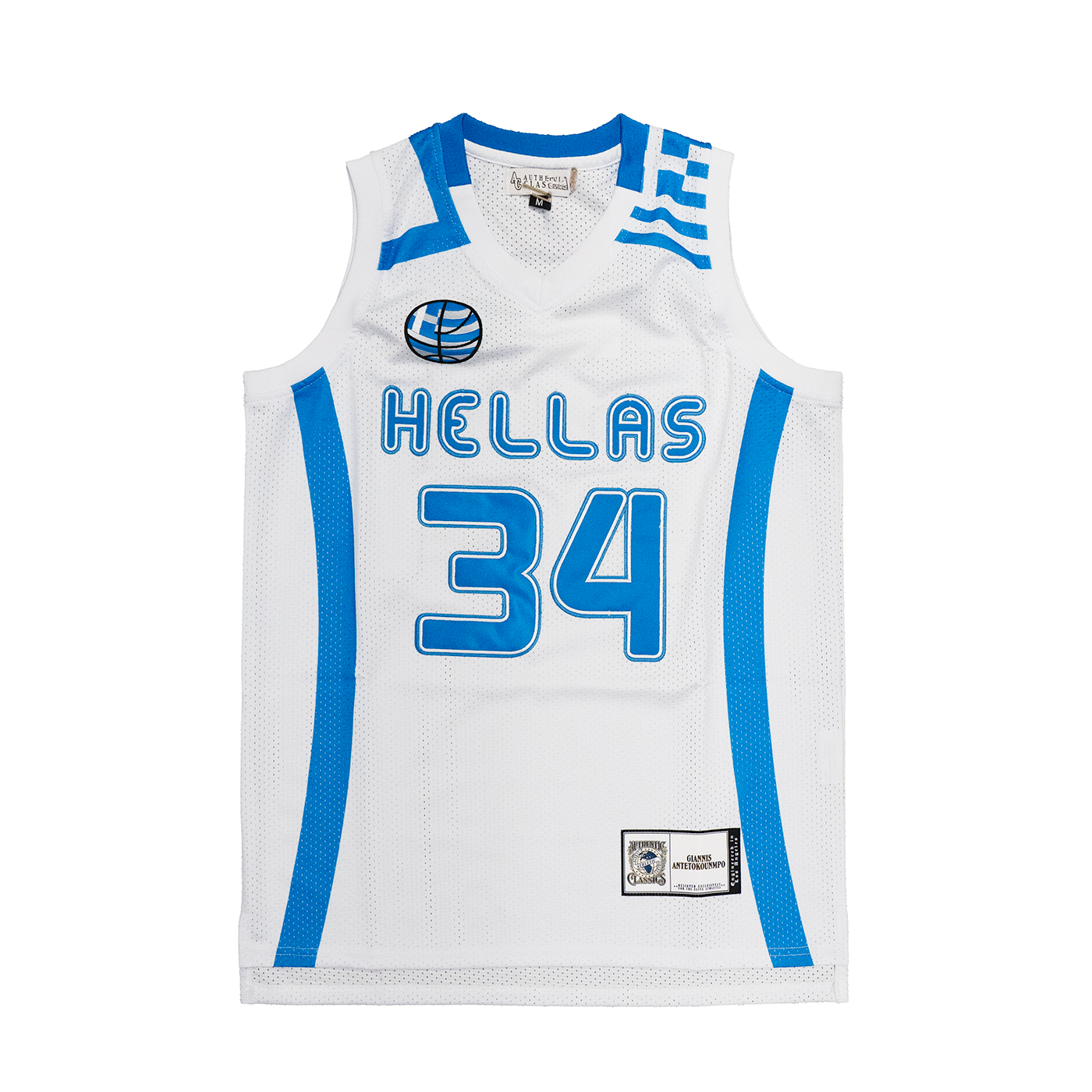 GIANNIS HELLAS TEAM GREECE AUTHENTIC BASKETBALL JERSEY