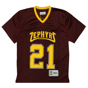 SAQUON BARKLEY WHITEHALL ZEPHYRS HIGH SCHOOL FOOTBALL JERSEY (MAROON)