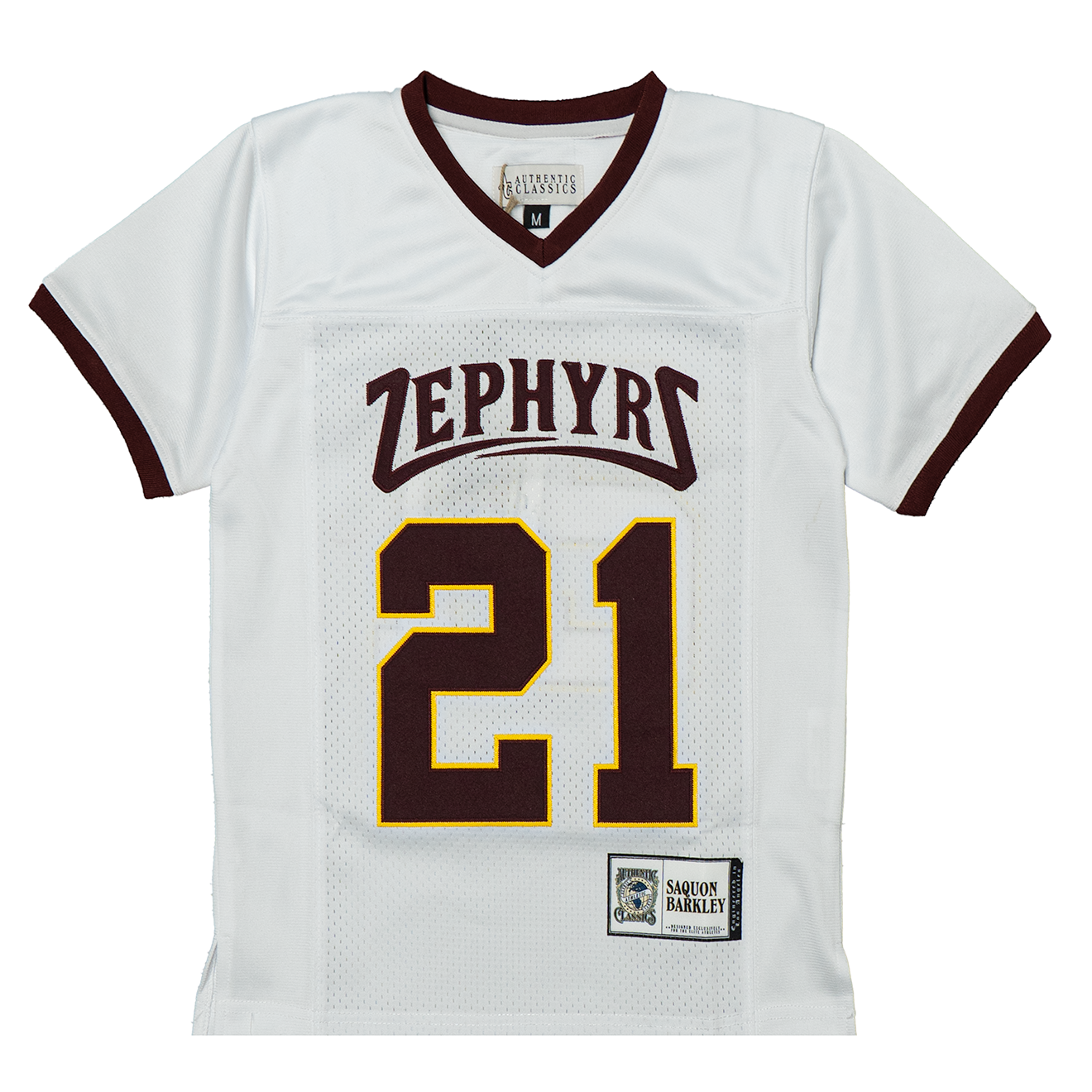 SAQUON BARKLEY WHITE HIGH SCHOOL FOOTBALL JERSEY