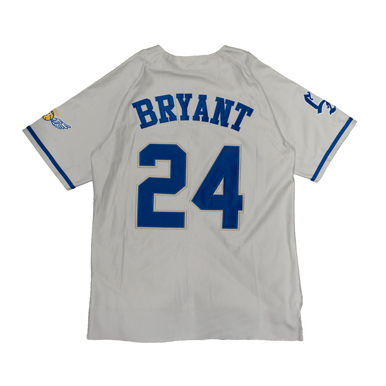 LEGEND KOBE BRYANT GOAT BUTTON DOWN BASEBALL JERSEY (CREAM)