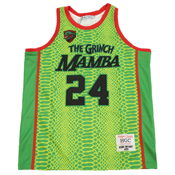 THE GRINCH MAMBA BASKETBALL JERSEY (BRIGHT GREEN)