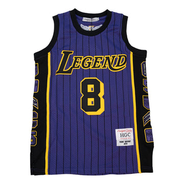 LEGEND MAMBA PATCH BASKETBALL JERSEY (PURPLE/BLACK)