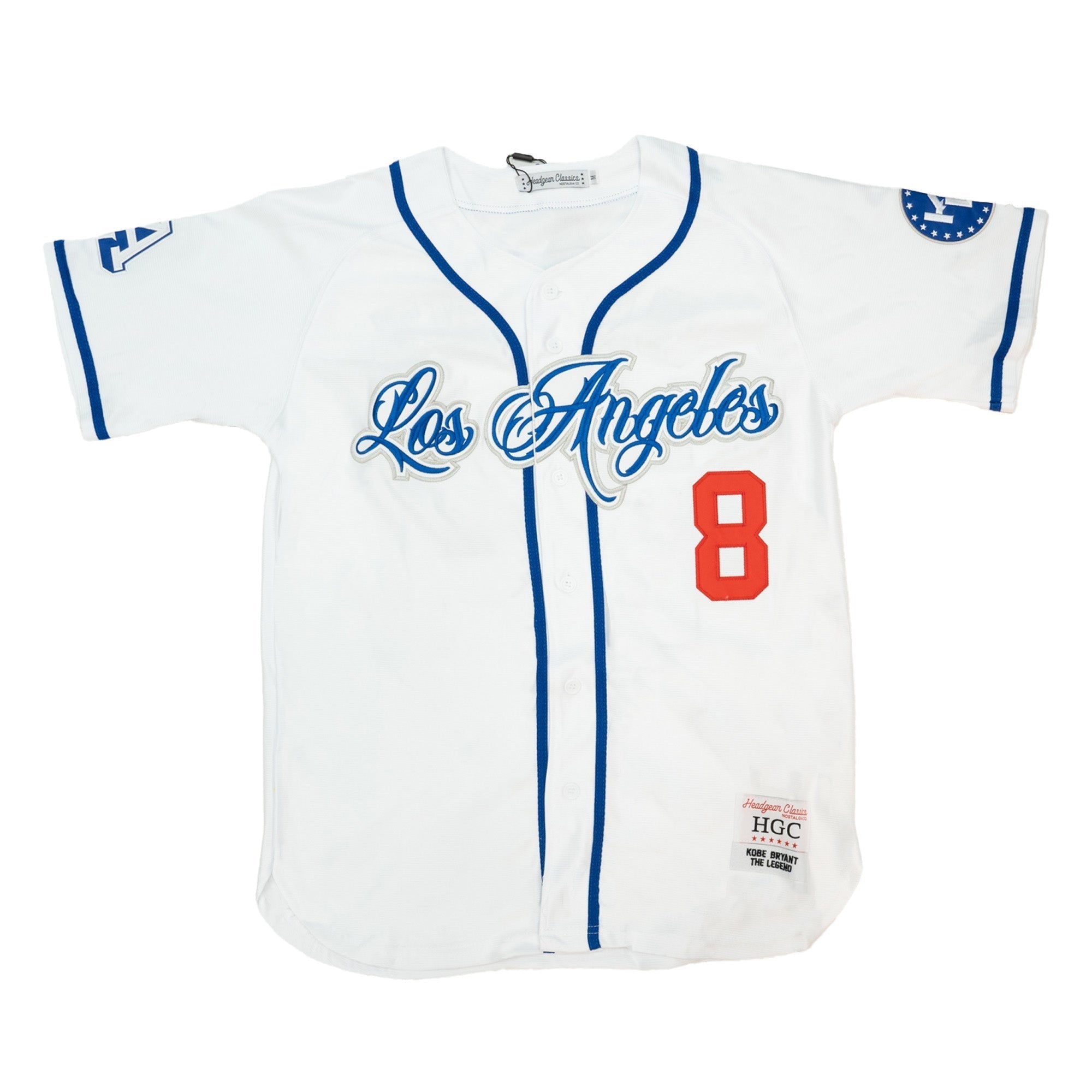 LOS ANGELES KOBE BRYANT BUTTON DOWN JERSEY (WHITE)