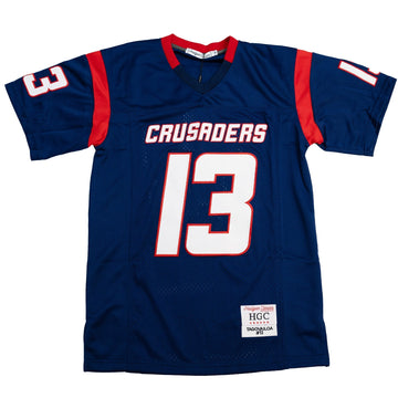 TUA CRUSADERS HIGH SCHOOL FOOTBALL JERSEY (NAVY)