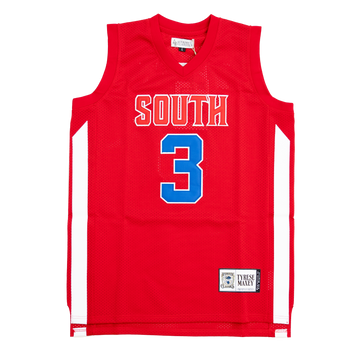 TYRESE MAXEY HIGH SCHOOL BASKETBALL JERSEY (RED)
