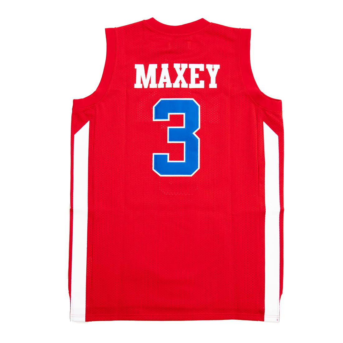 TYRESE MAXEY HIGH SCHOOL BASKETBALL JERSEY (RED)
