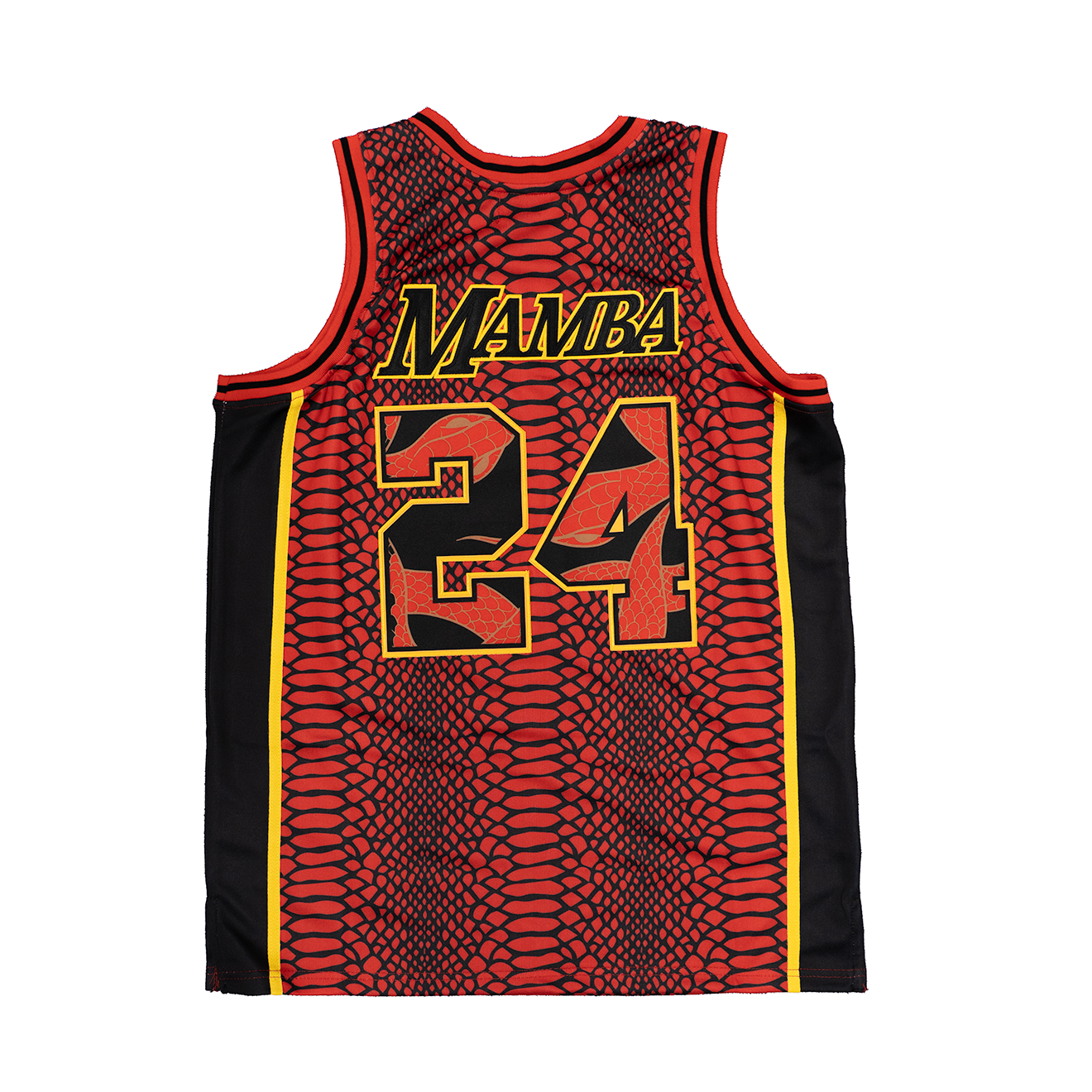 KOBE BRYANT YEAR OF THE MAMBA UNIVERSITY BASKETBALL JERSEY (RED)