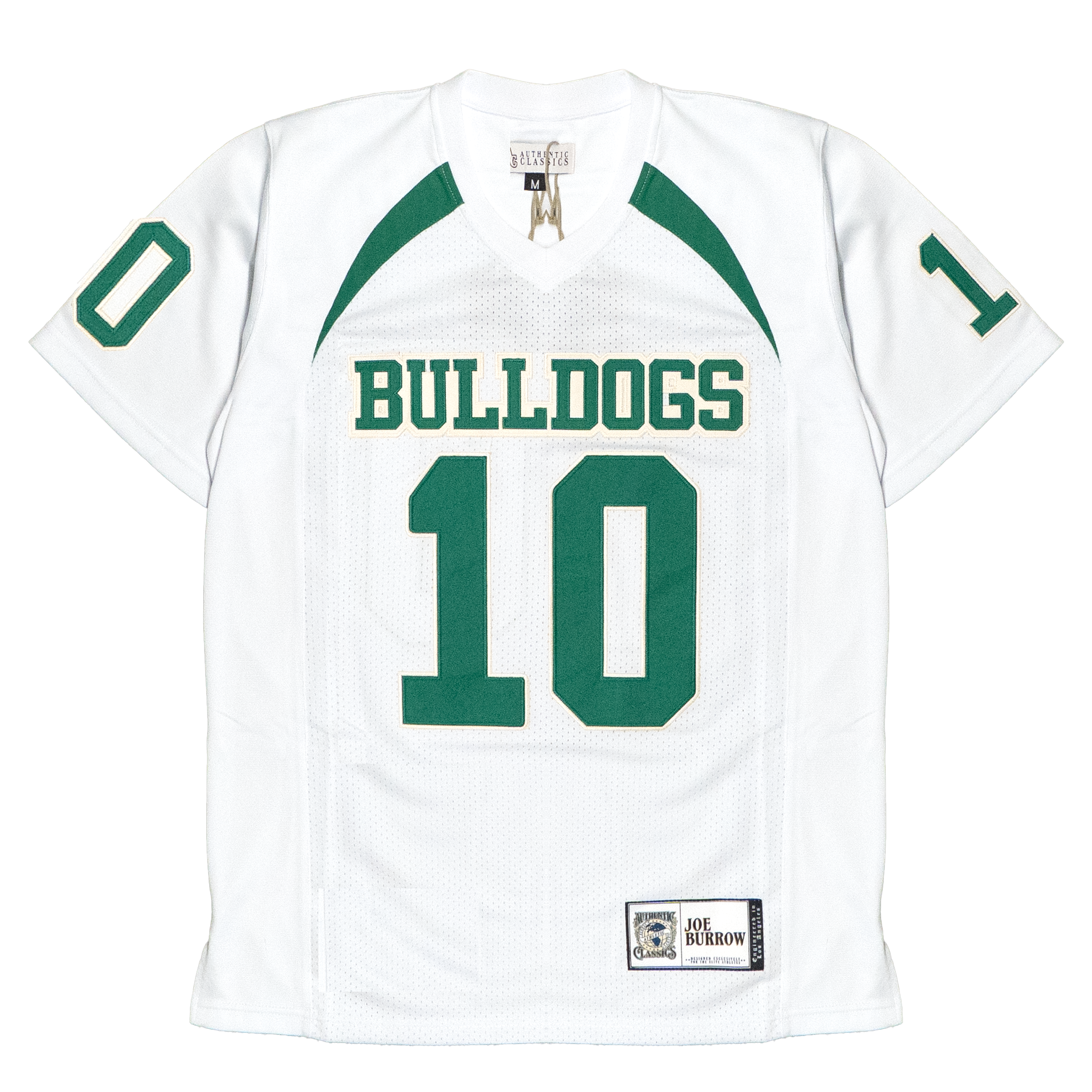 JOE BURROW BULLDOGS ATHENS HIGH SCHOOL FOOTBALL JERSEY (WHITE)