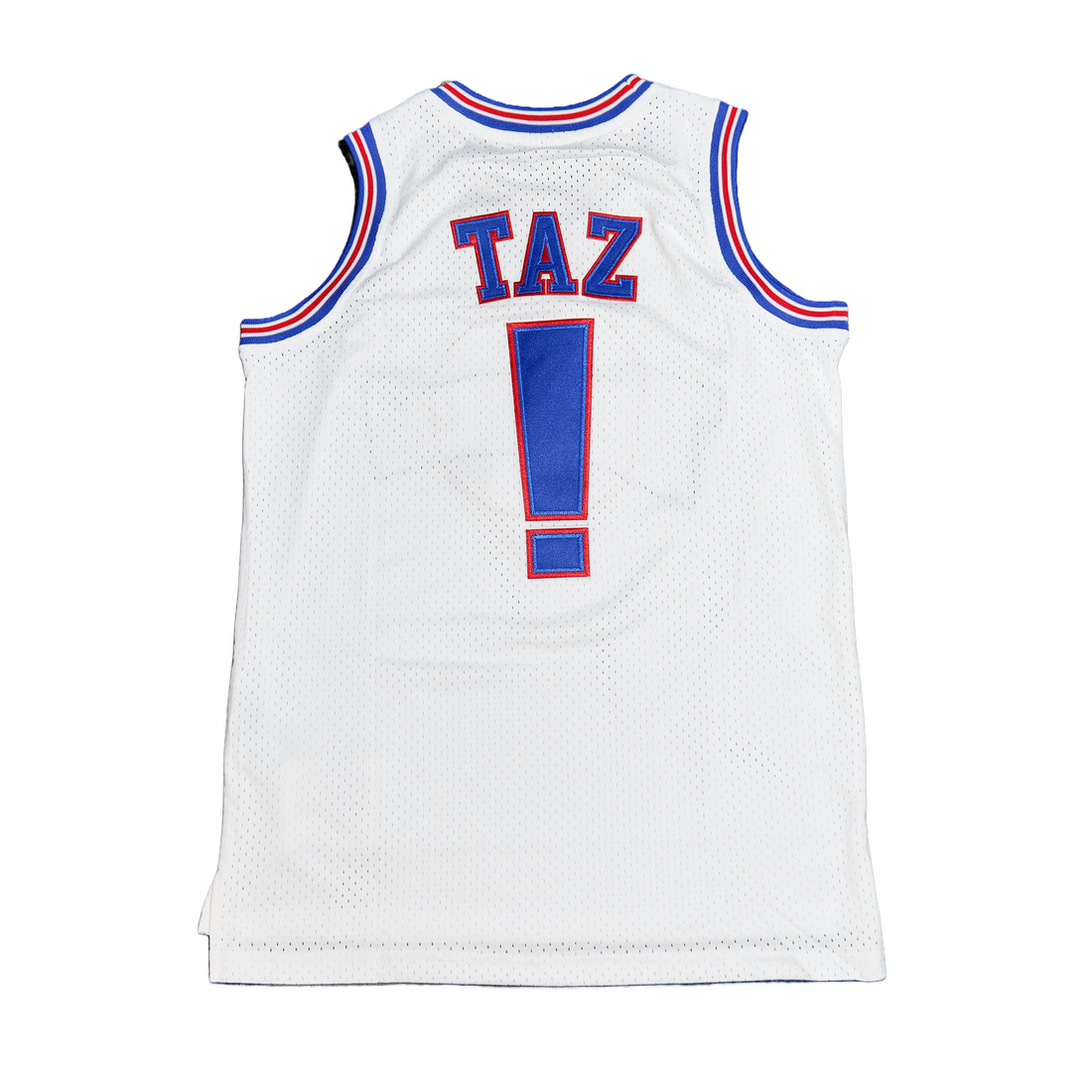 TUNESQUAD TAZ WHITE BASKETBALL JERSEY