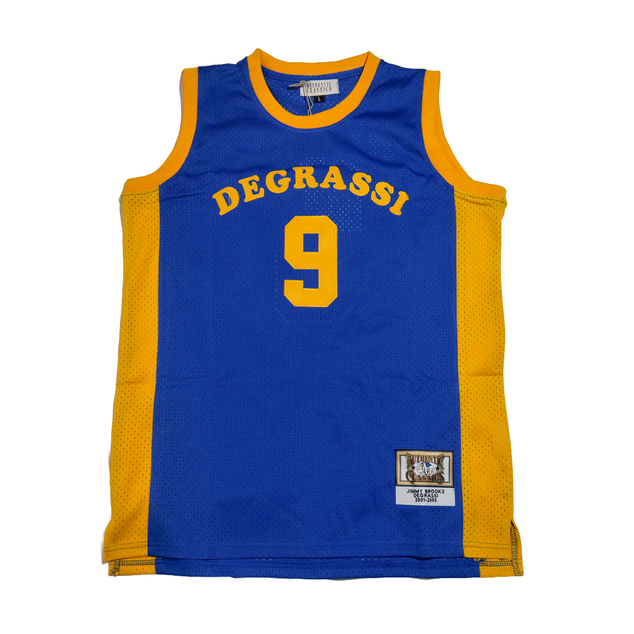 DEGRASSI JIMMY BROOKS BASKETBALL JERSEY