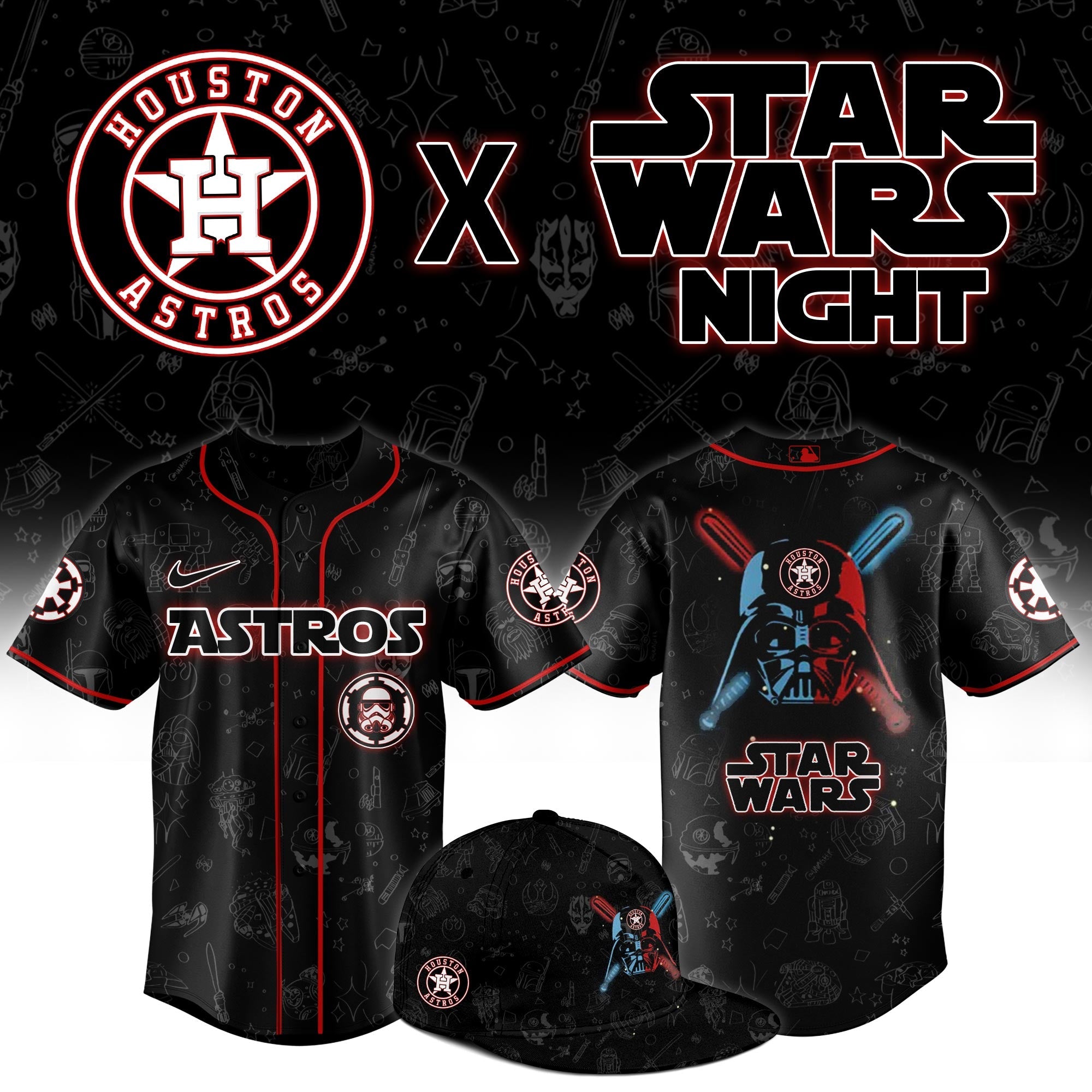 Houston Astros Star Wars Night Game Limited Jersey