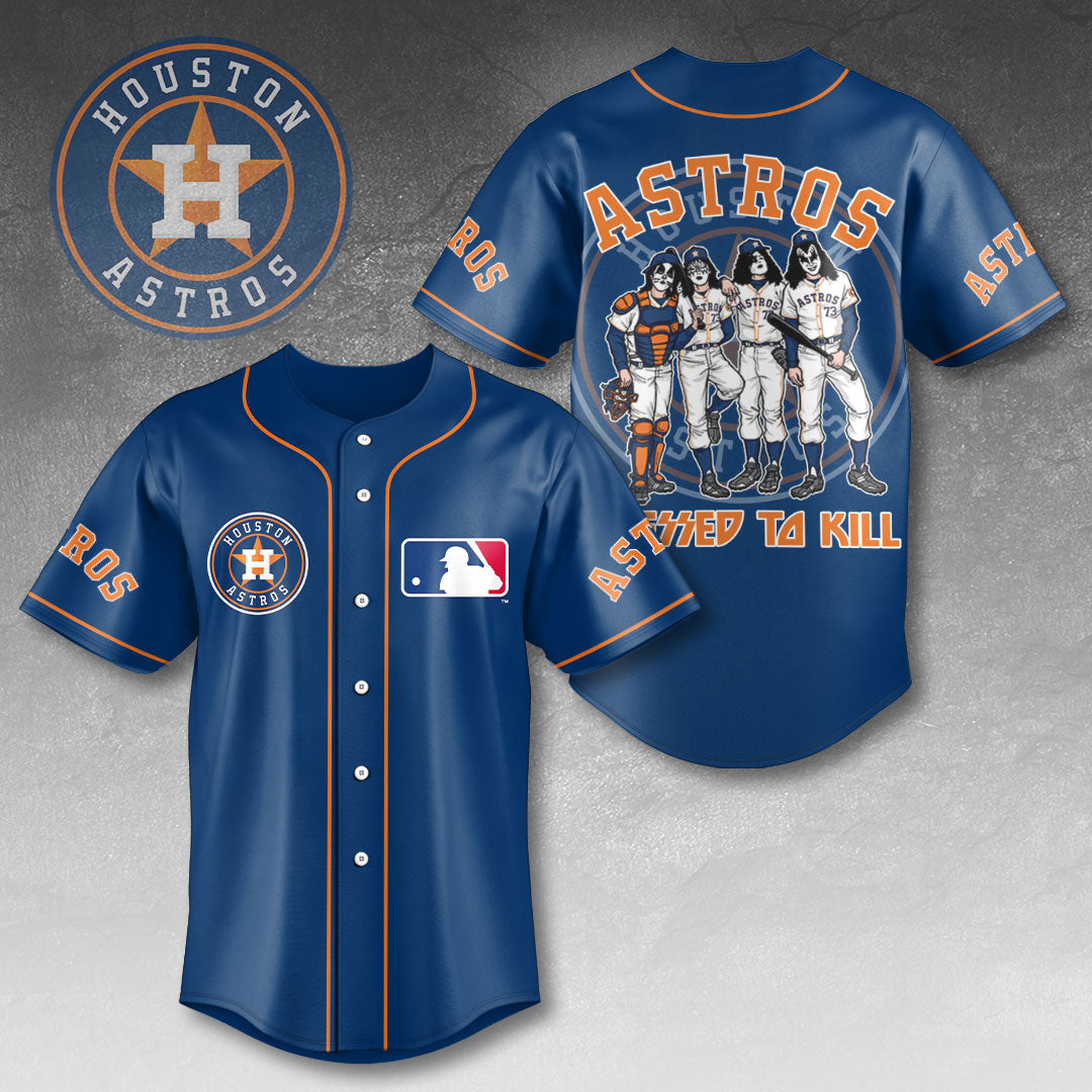Houston Astros x KISS Baseball Jersey