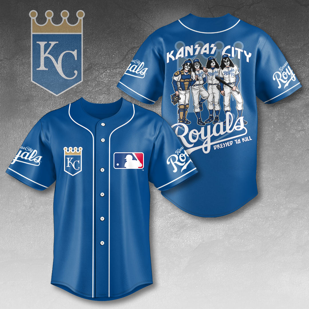 Kansas City Royals x KISS Baseball Jersey
