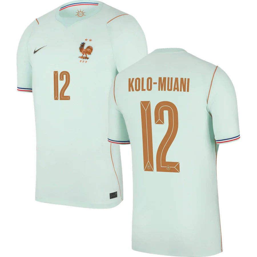 Men’s #12 Kolo-Muani 2026 World Cup France Jersey