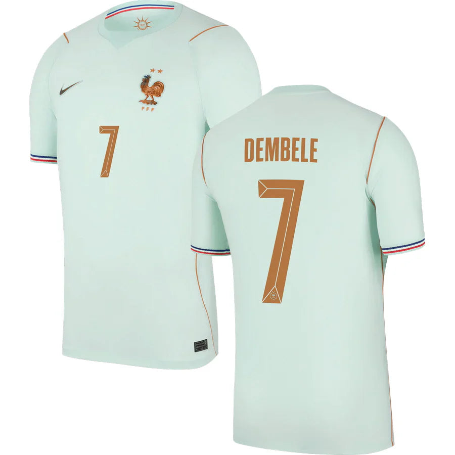 Men’s #7 Ousmane Dembele 2026 World Cup France Jersey