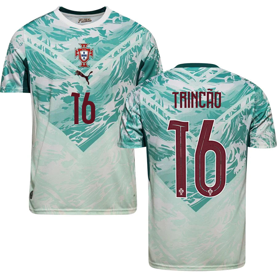 Men’s #16 Trincao 2026 World Cup Portugal Jersey