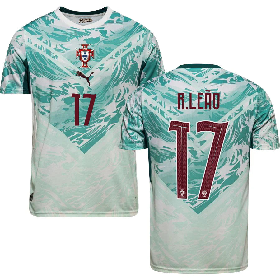 Men’s #17 R.Leao 2026 World Cup Portugal Jersey