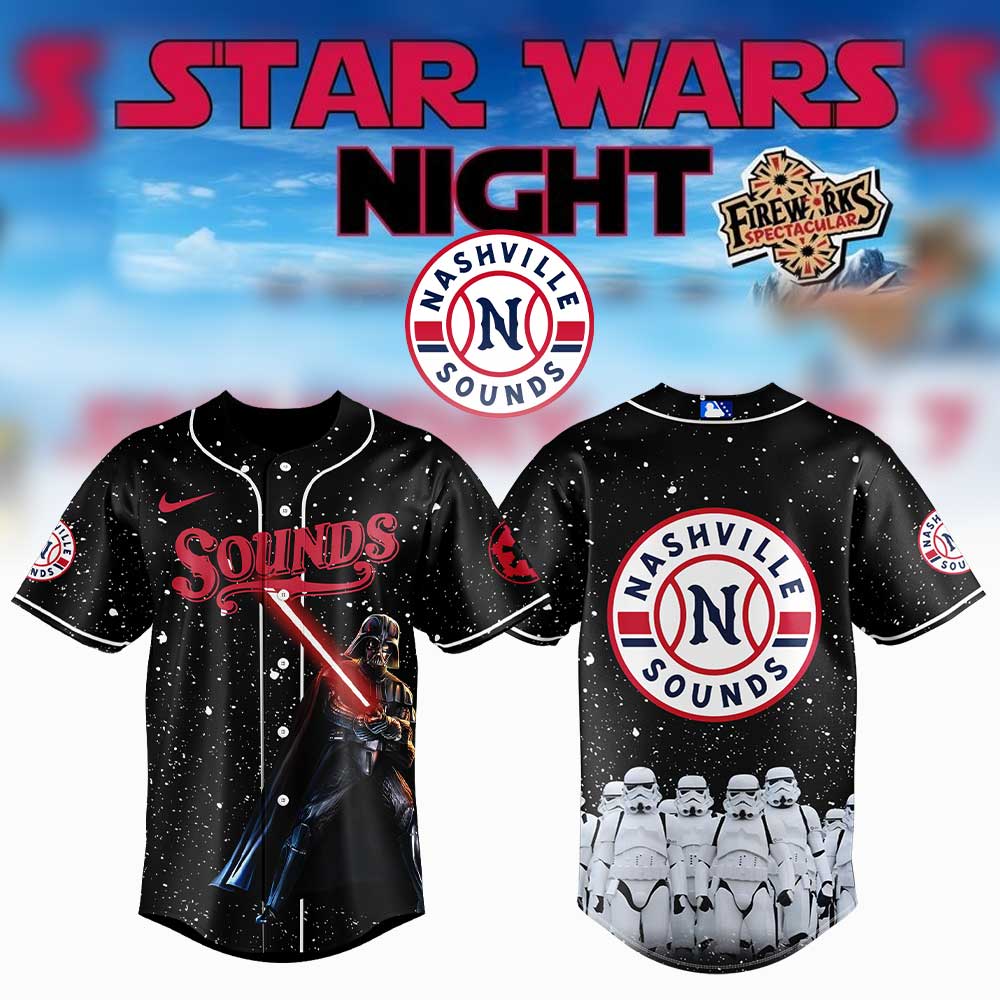 Limited Edition Nashville Sounds Star Wars Jersey