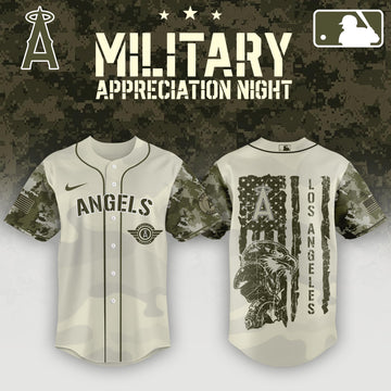 Los Angeles Angels Armed Forces Day Jersey