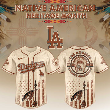Los Angeles Dodgers Native American Heritage Month Jersey