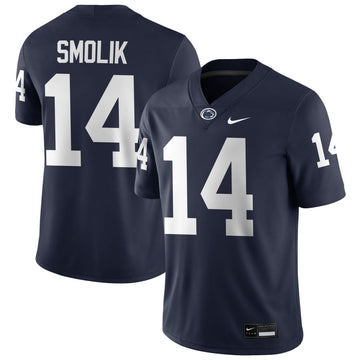 Men’s Penn State #14 Jaxon Smolik Football Jersey