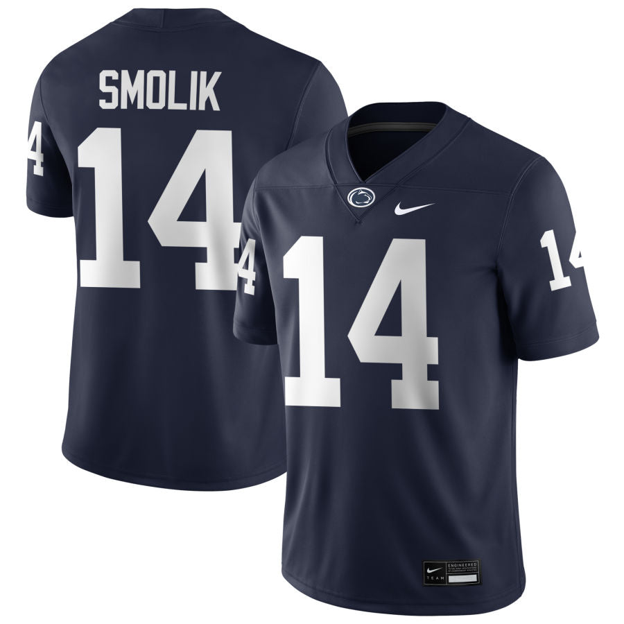 Men’s Penn State #14 Jaxon Smolik Football Jersey