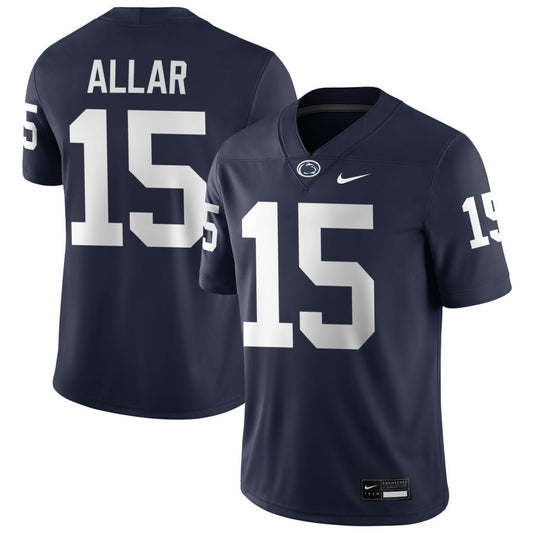 Men’s Penn State #15 Drew Allar Football Jersey