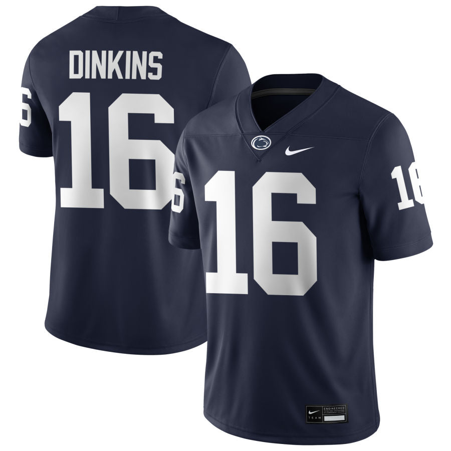 Men’s Penn State #16 Khalil Dinkins Football Jersey