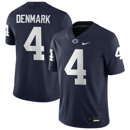 Men’s Penn State #4 Tyseer Denmark Football Jersey