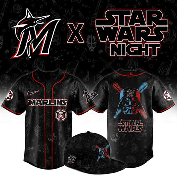 Miami Marlins Star Wars Night Jersey