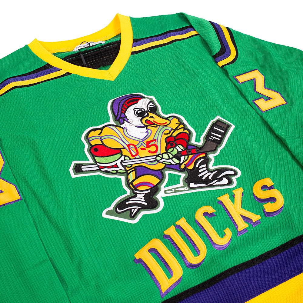 MIGHTY DUCKS GOLDBERG HOCKEY JERSEY (GREEN)