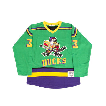 MIGHTY DUCKS GOLDBERG HOCKEY JERSEY (GREEN)