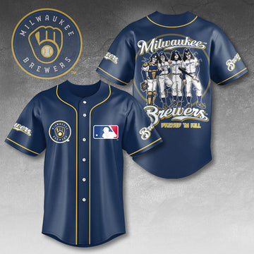 Milwaukee Brewers x KISS Baseball Jersey