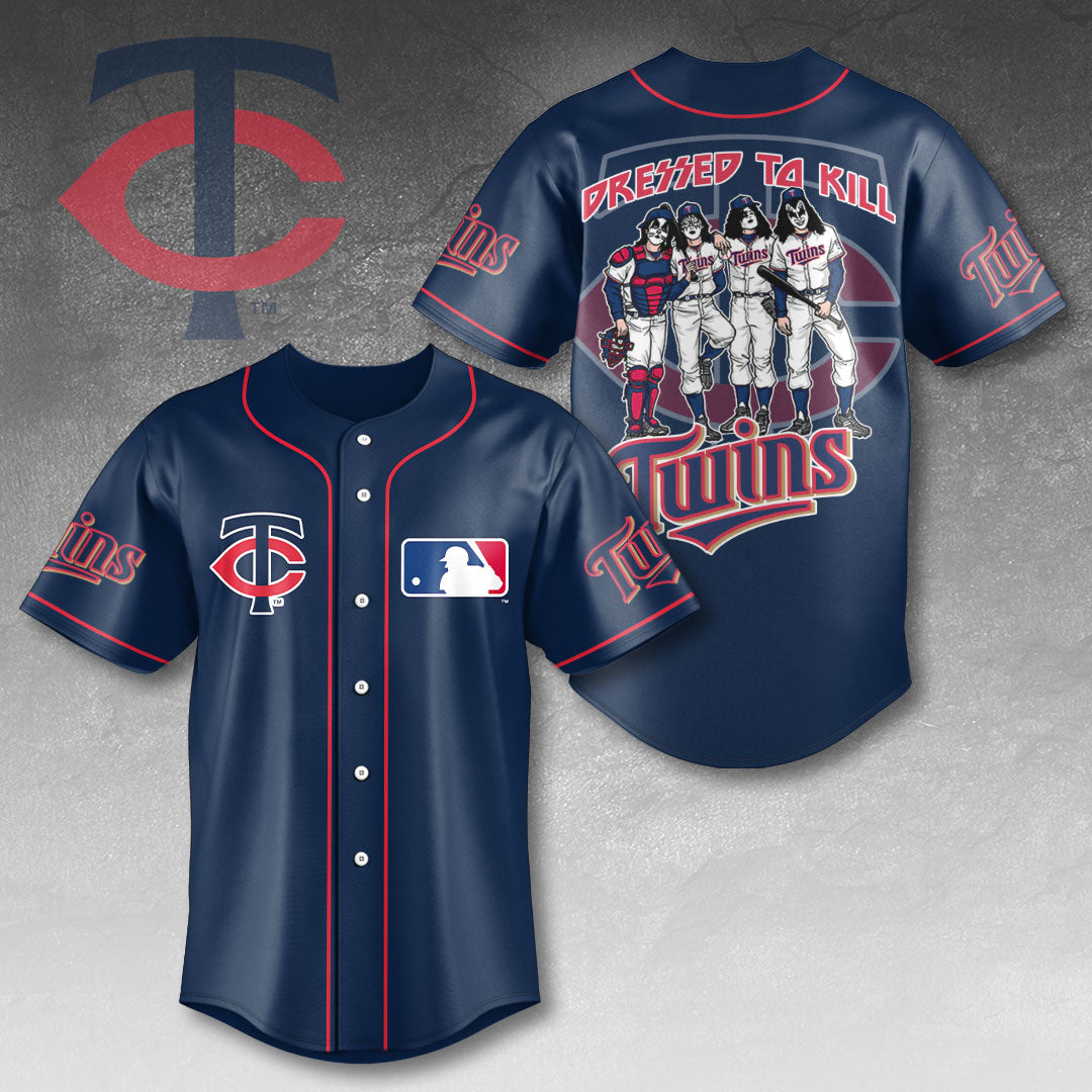 Minnesota Twins x KISS Baseball Jersey