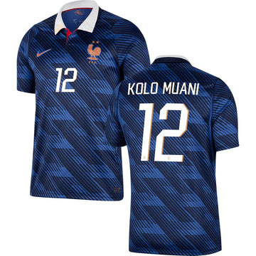 Men’s #12 Kolo-Muani 2026 World Cup France Jersey