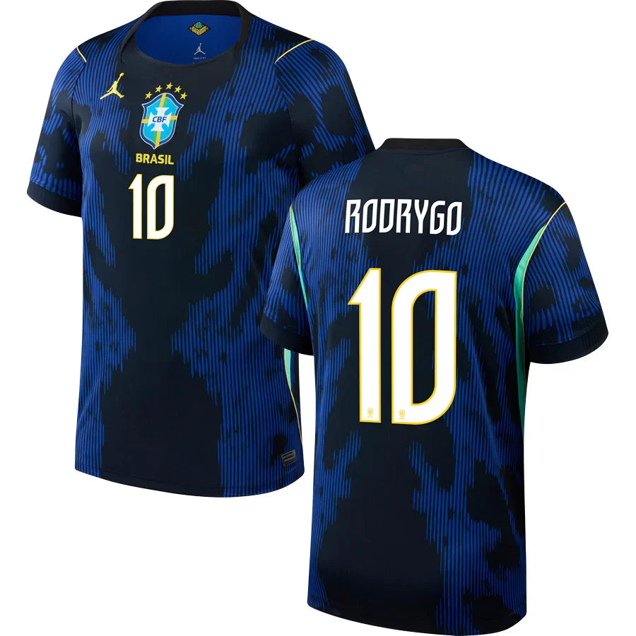 Men’s # 10 Rodrygo 2026 World Cup Brazil Jersey