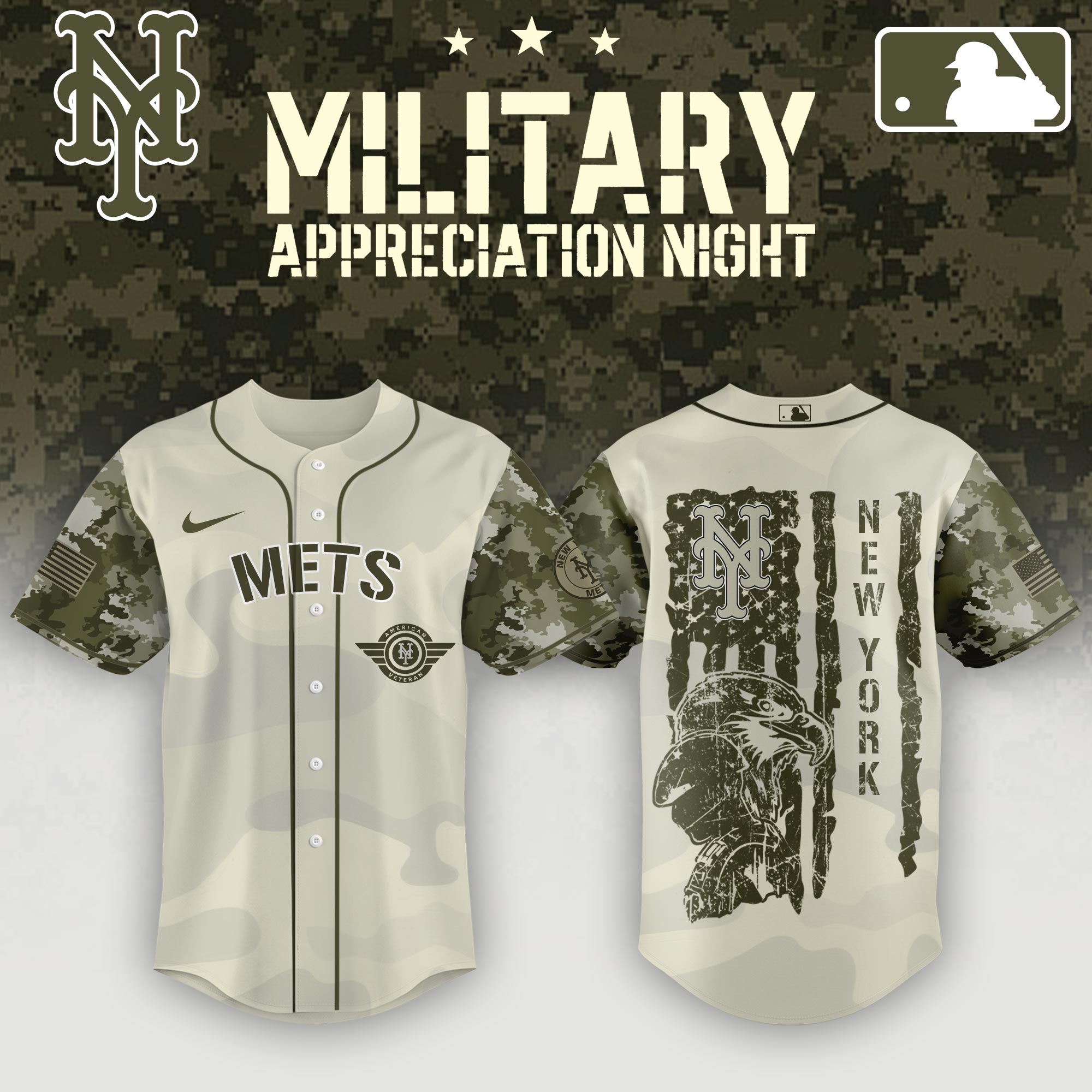 New York Mets Armed Forces Day Jersey