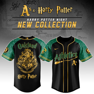 Oakland Athletics x Harry Potter Night Baseball Jersey