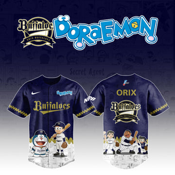 Orix Buffaloes Doraemon Special Edition Jersey