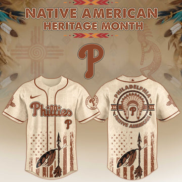 Philadelphia Phillies Native American Heritage Month Jersey