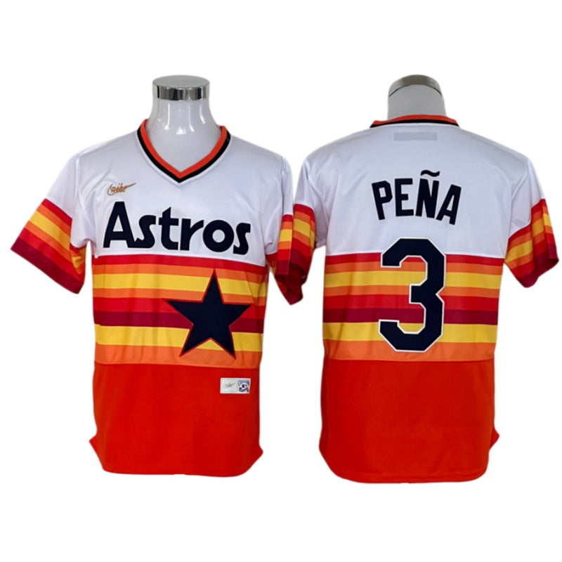 Men's #3 Jeremy Peña Houston Astros  Baseball Jersey